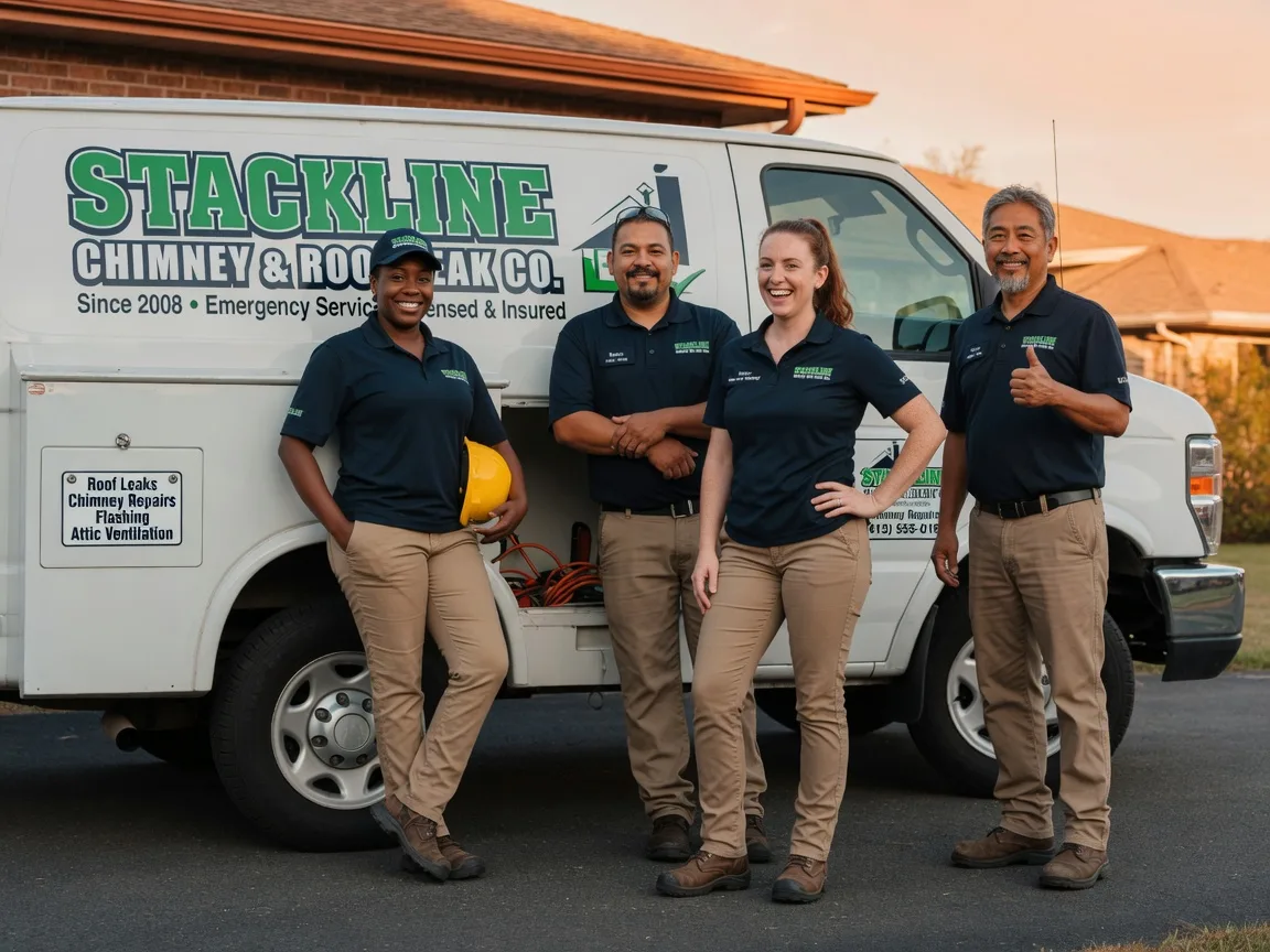 Chimney flashing repair company in Conesville, OH